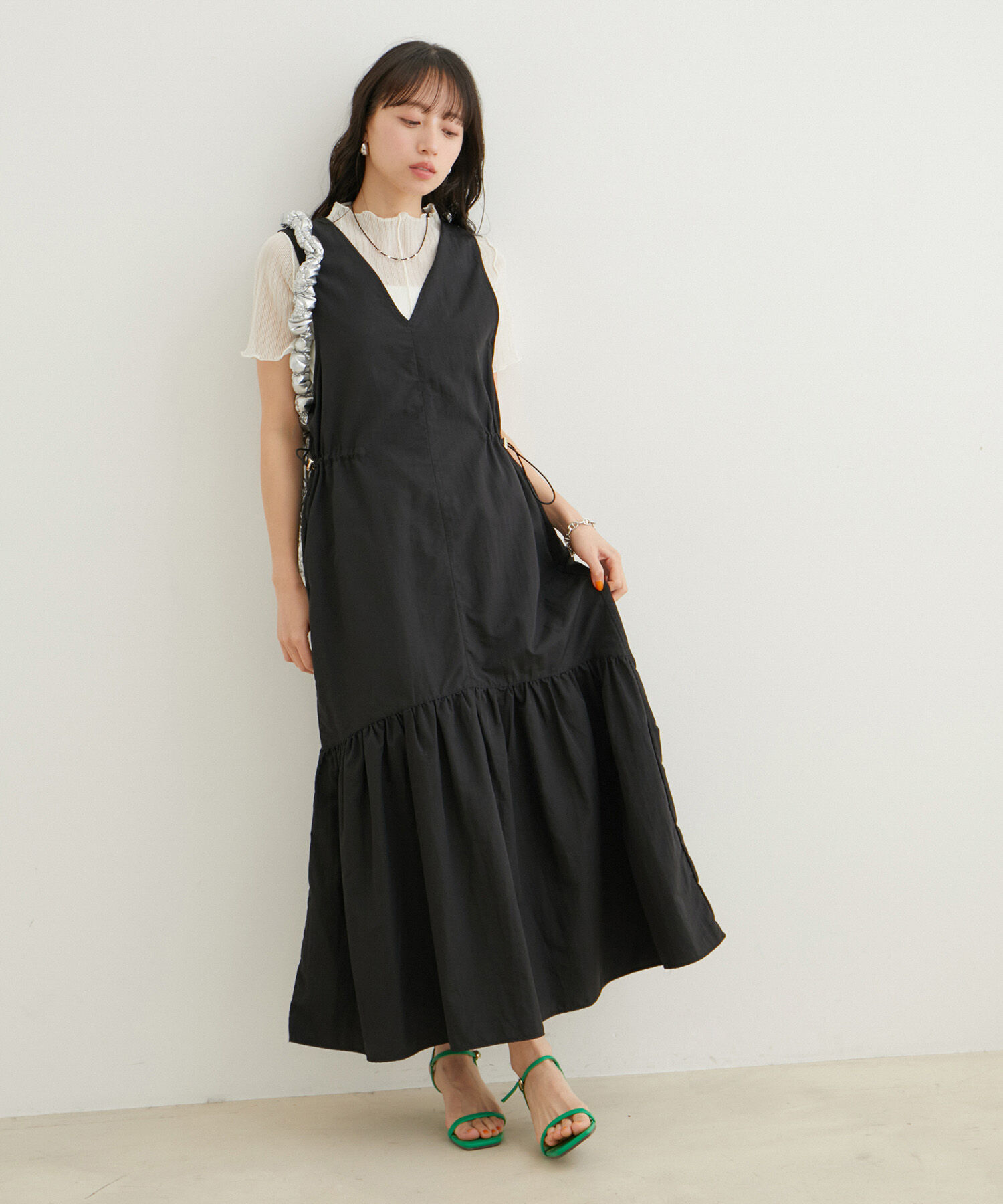 VIS「ウエストドロストワンピース」|ワンピース|
