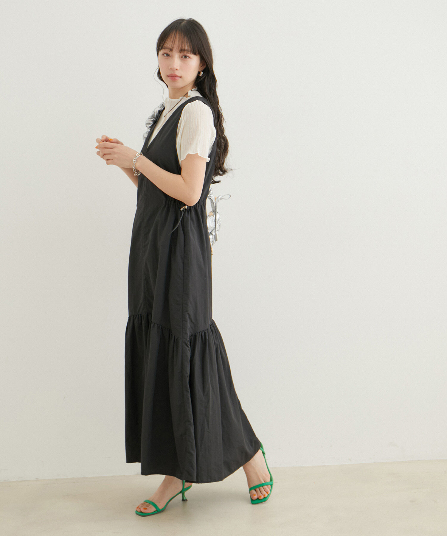 VIS「ウエストドロストワンピース」|ワンピース|