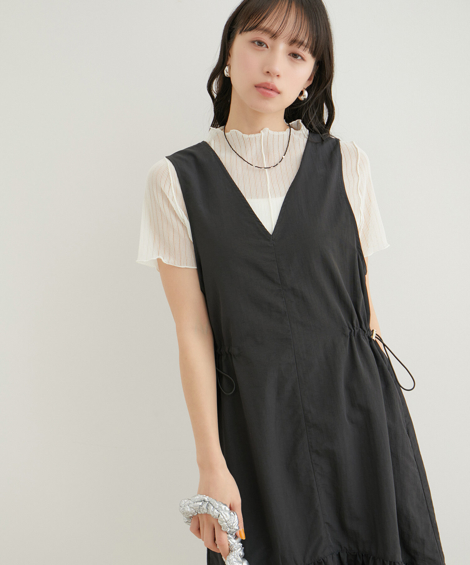 VIS「ウエストドロストワンピース」|ワンピース|