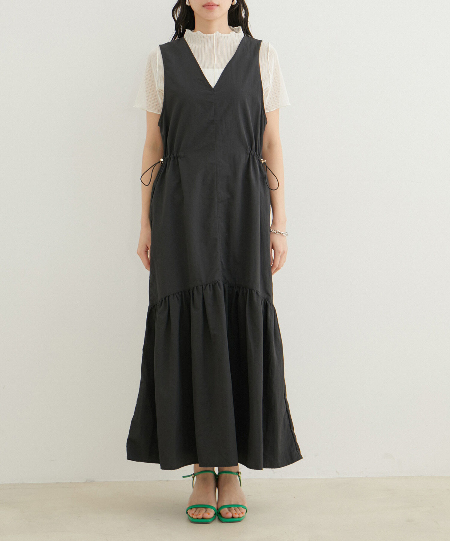 VIS「ウエストドロストワンピース」|ワンピース|