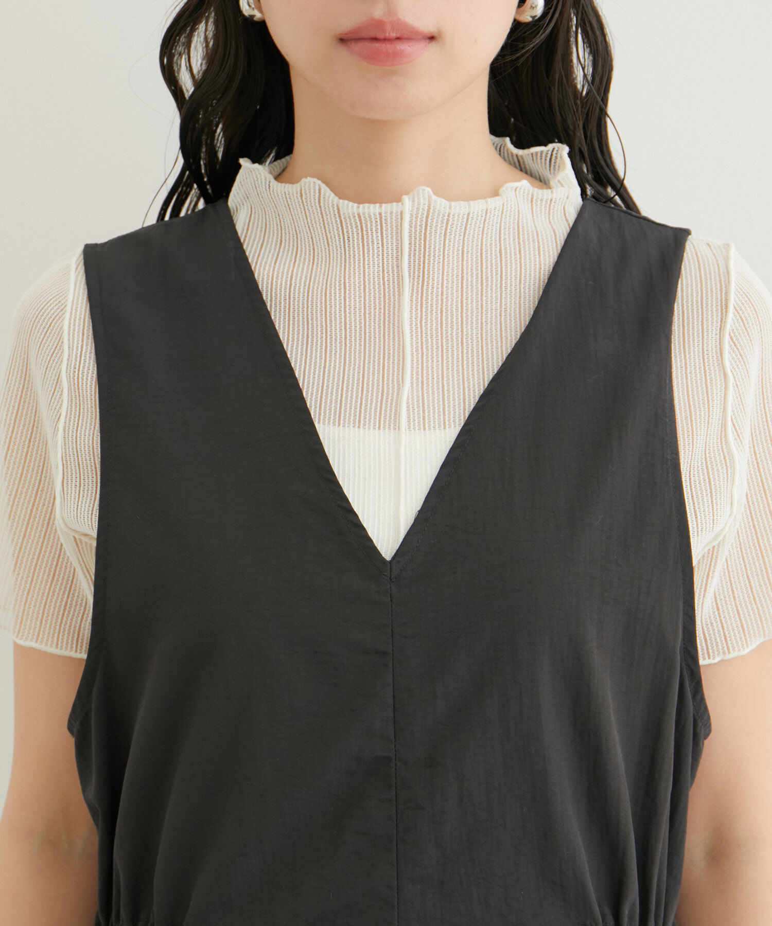 VIS「ウエストドロストワンピース」|ワンピース|