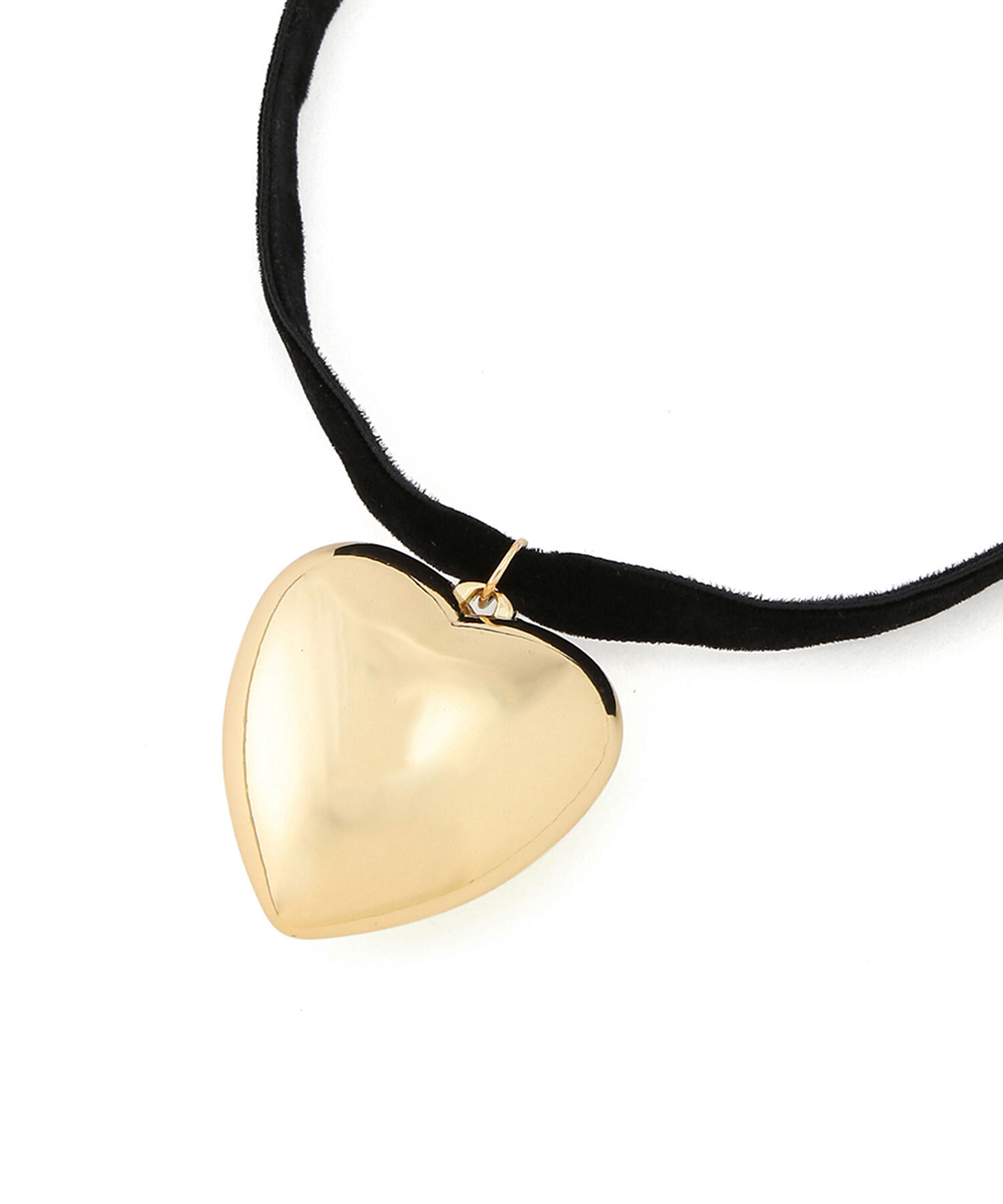 VIS「ビッグハートベロアチョーカー」|ネックレス|