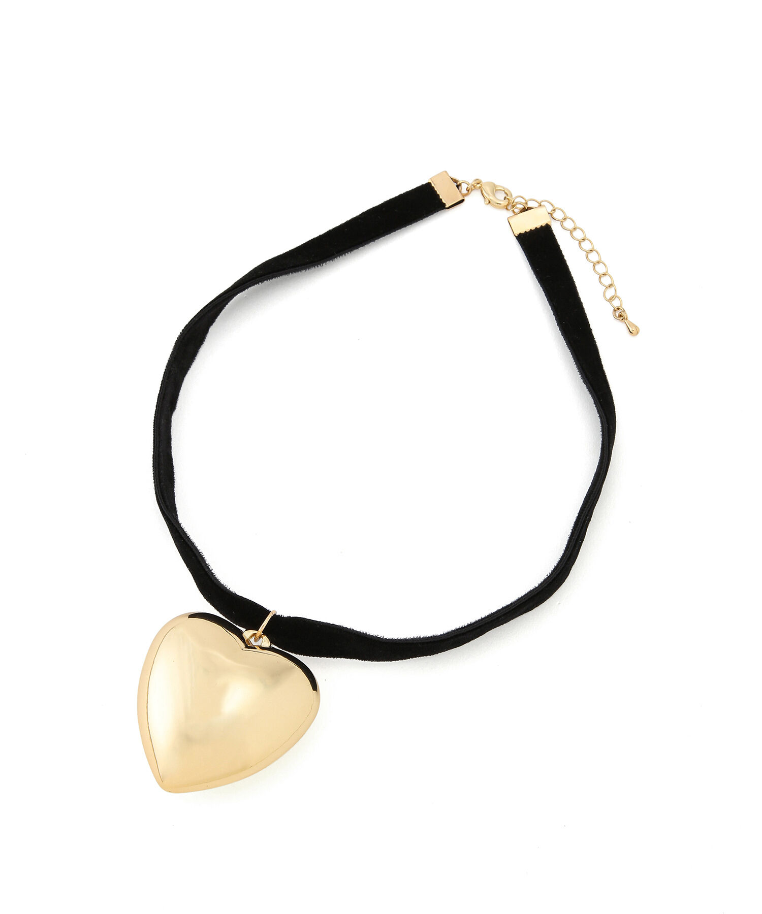 VIS「ビッグハートベロアチョーカー」|ネックレス|