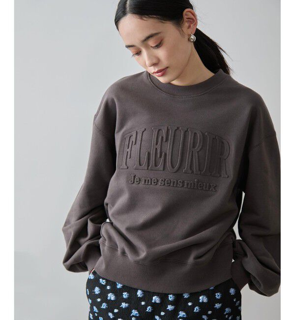 VIS「エンボスロゴスウェット」|スウェット・ジャージ|チャコール(06)