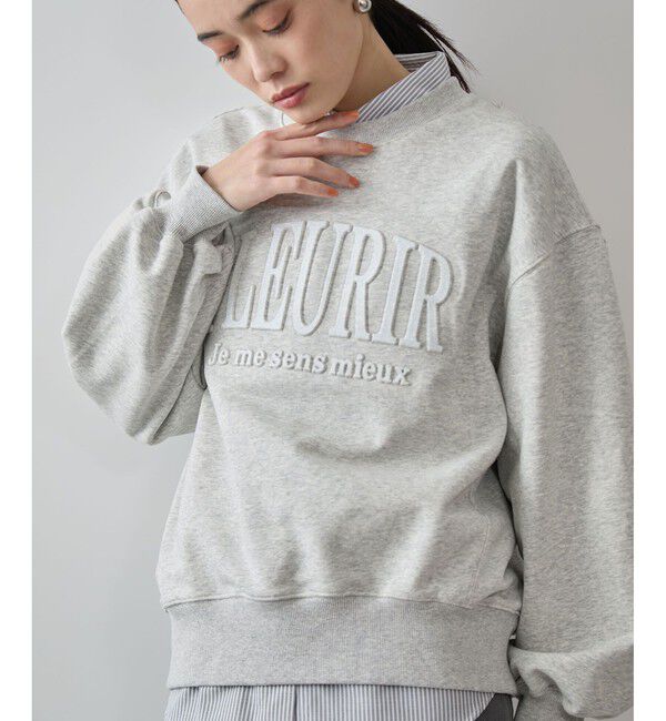 VIS「エンボスロゴスウェット」|スウェット・ジャージ|ライトグレー(08)