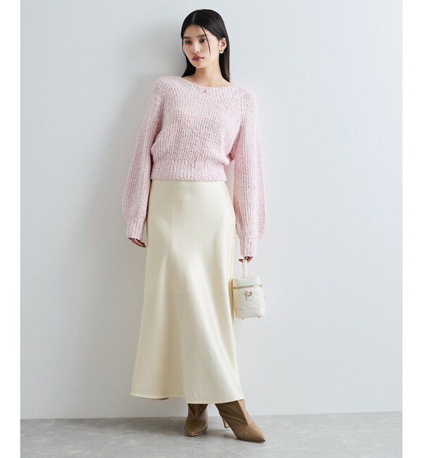 VIS「ユルネックポコポコヤーンニットプルオーバー」|ニット・セーター|