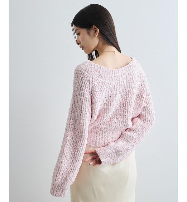 VIS「ユルネックポコポコヤーンニットプルオーバー」|ニット・セーター|