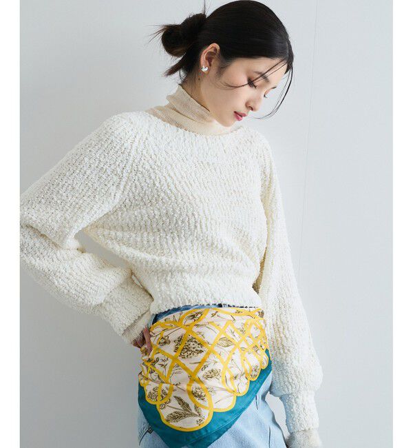 VIS「ユルネックポコポコヤーンニットプルオーバー」|ニット・セーター|