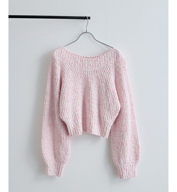 VIS「ユルネックポコポコヤーンニットプルオーバー」|ニット・セーター|