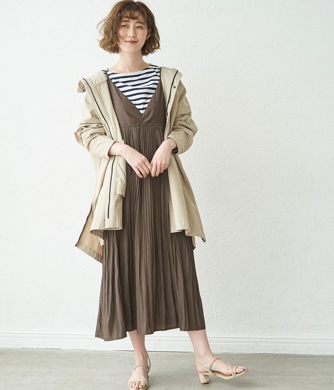 Rope&rsquo;Picnic「【撥水加工・花粉ガード】フードオーバーブルゾン」|アウトドア|