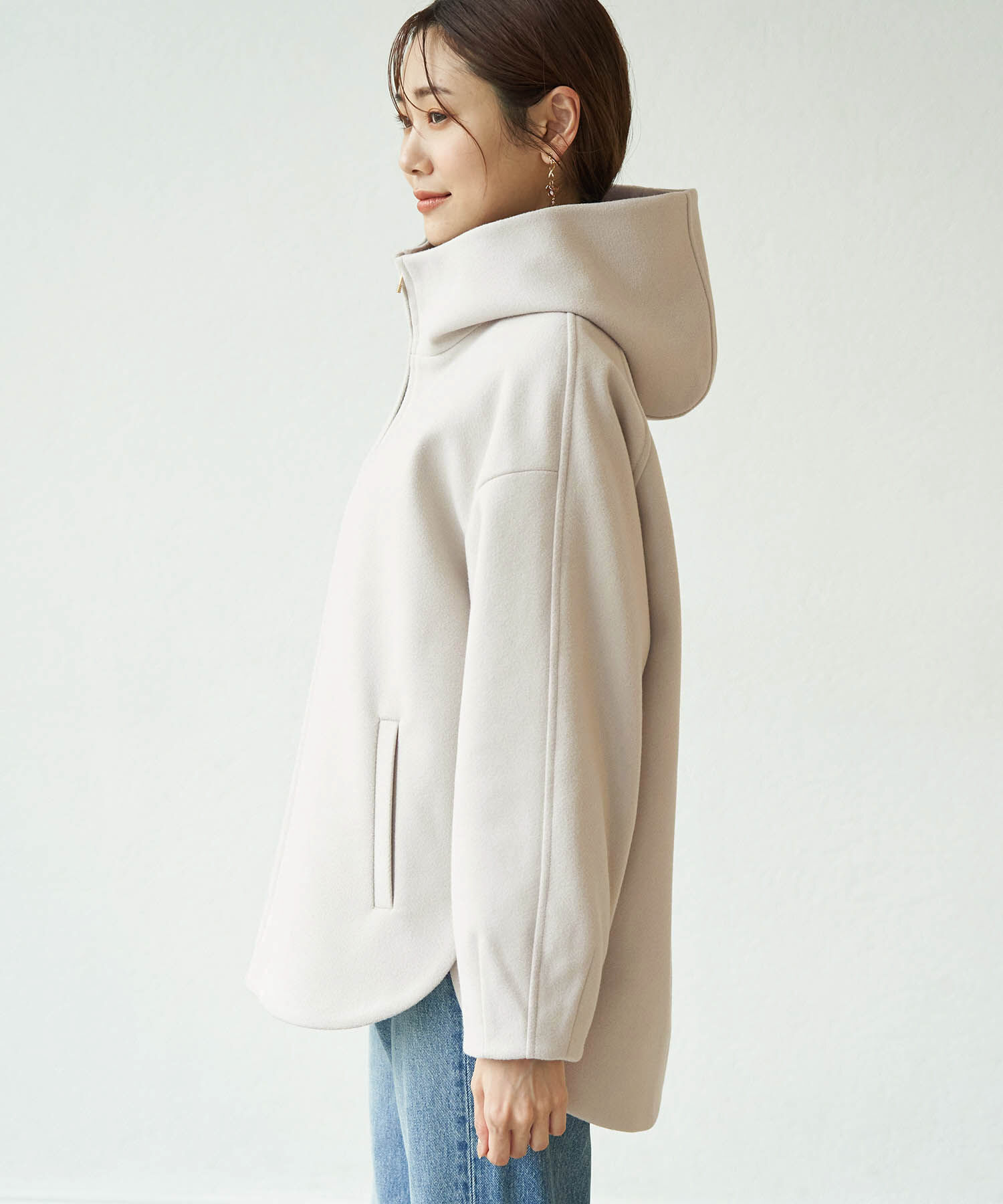 Rope&rsquo;Picnic「ジャージメルトンジップアップフーディ」|その他|