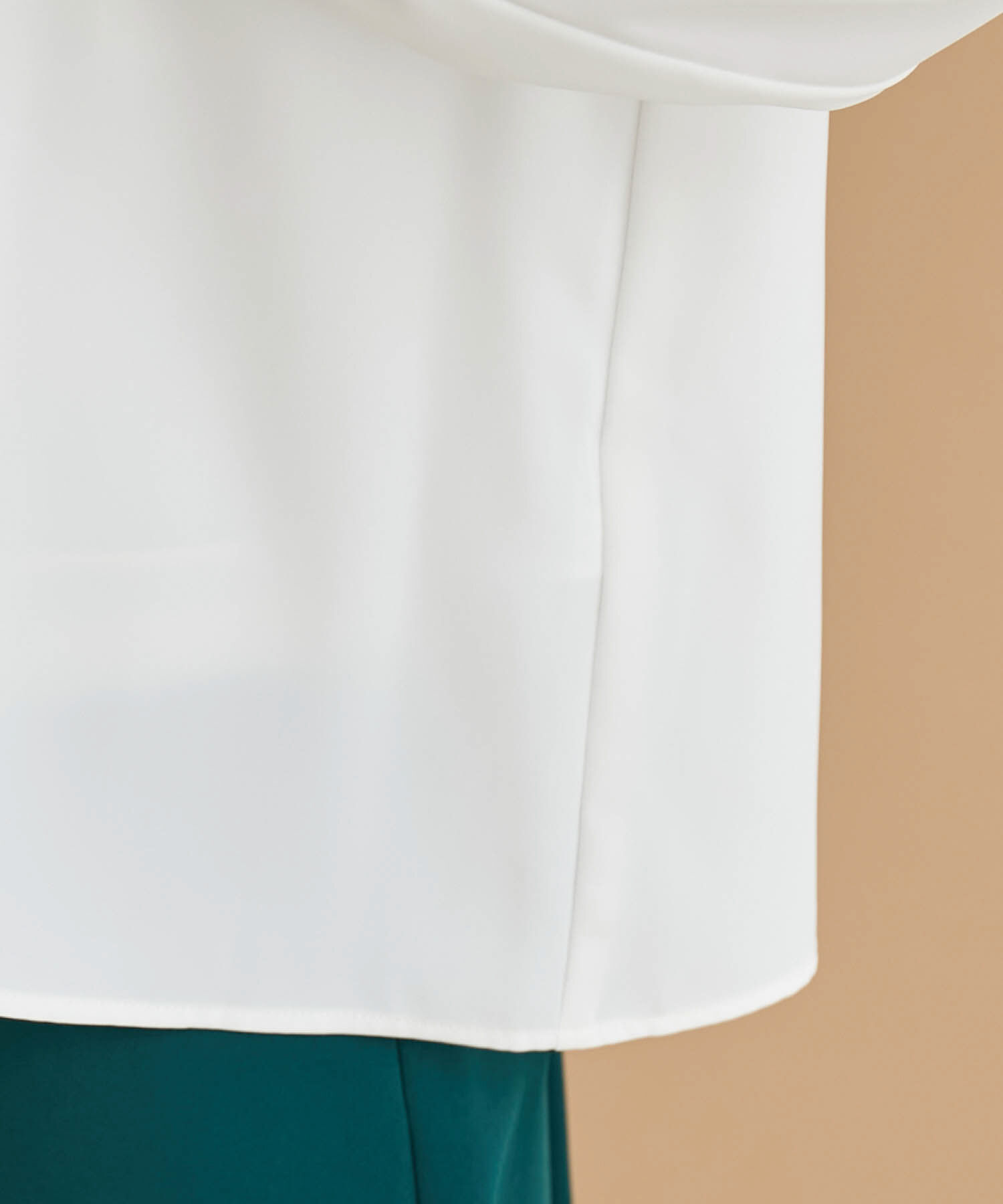 Rope&rsquo;Picnic「2WAY/とろみ合繊ギャザーブラウス」|シャツ・ブラウス|