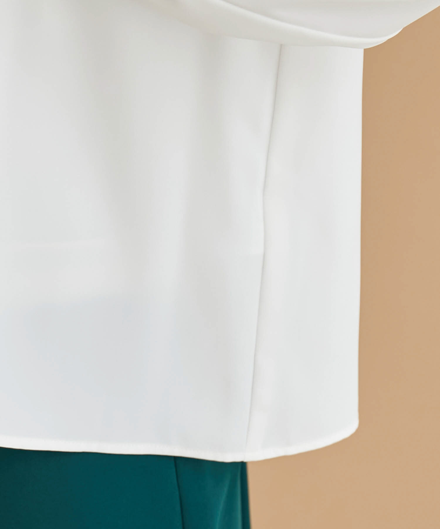 Rope&rsquo;Picnic「2WAY/とろみ合繊ギャザーブラウス」|シャツ・ブラウス|