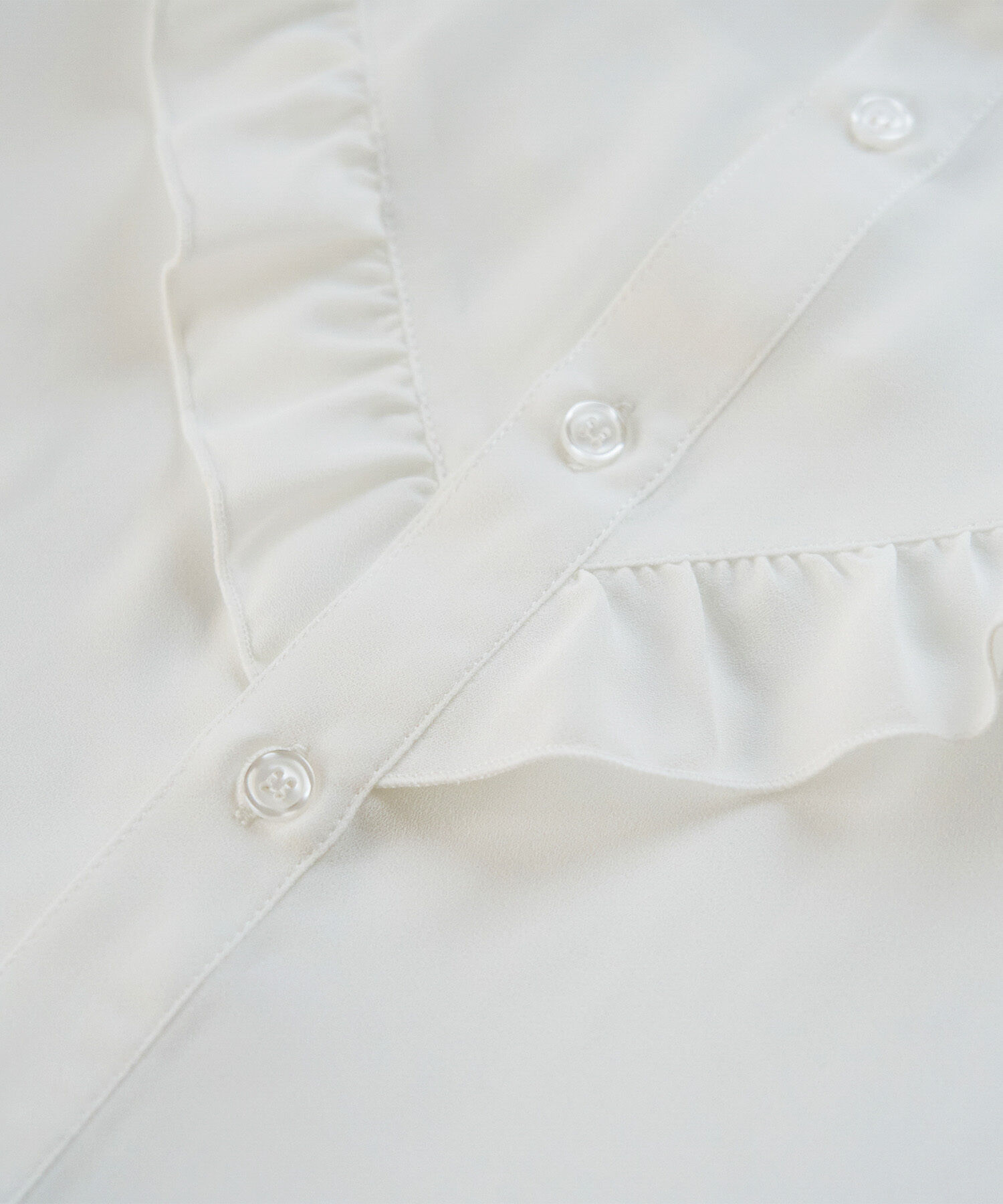 Rope&rsquo;Picnic「ドット/無地フリルブラウス」|シャツ・ブラウス|