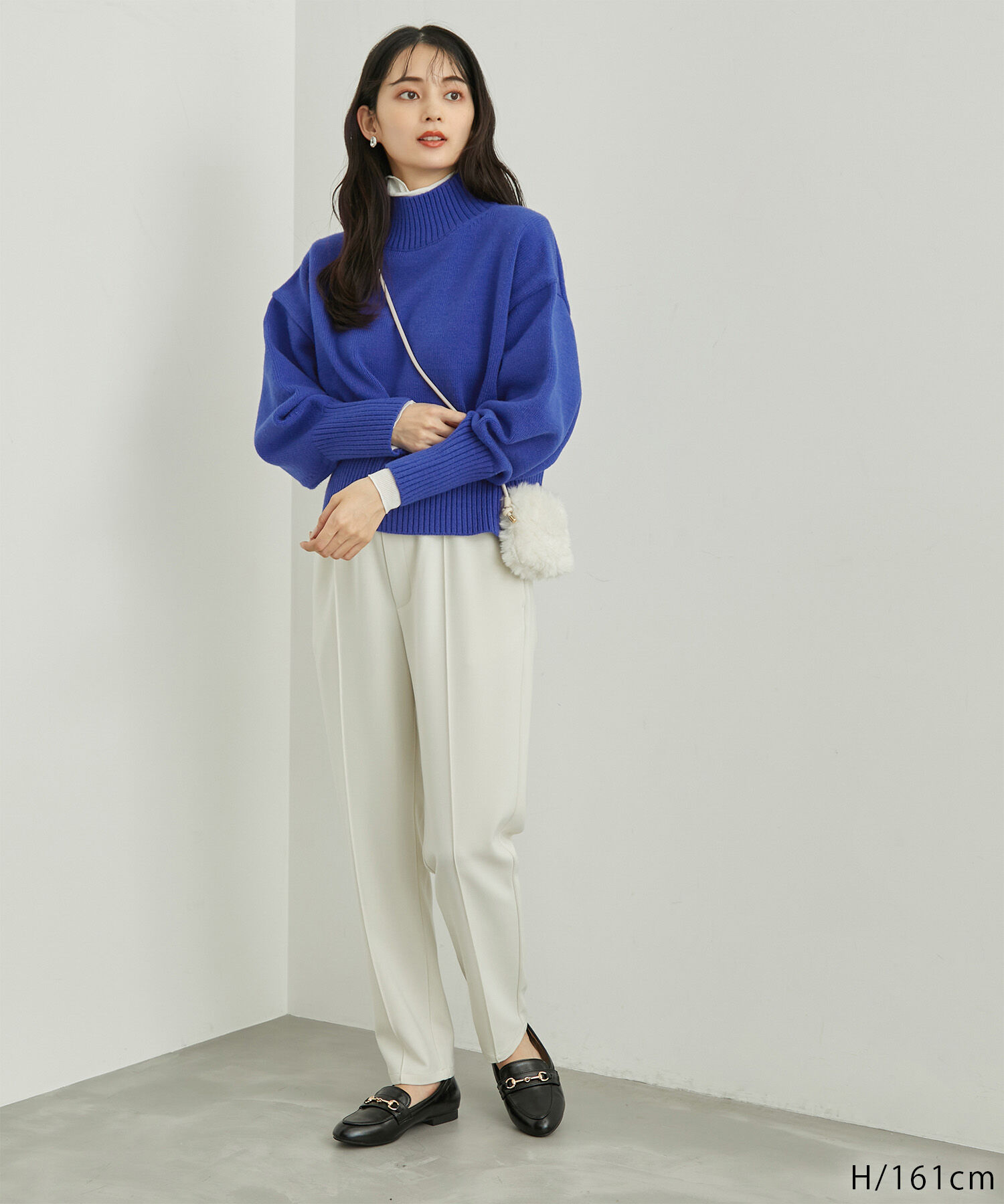 Rope&rsquo;Picnic「【CM着用商品】スタイルアップが叶うクロップドカラフルニット」|ニット・セーター|