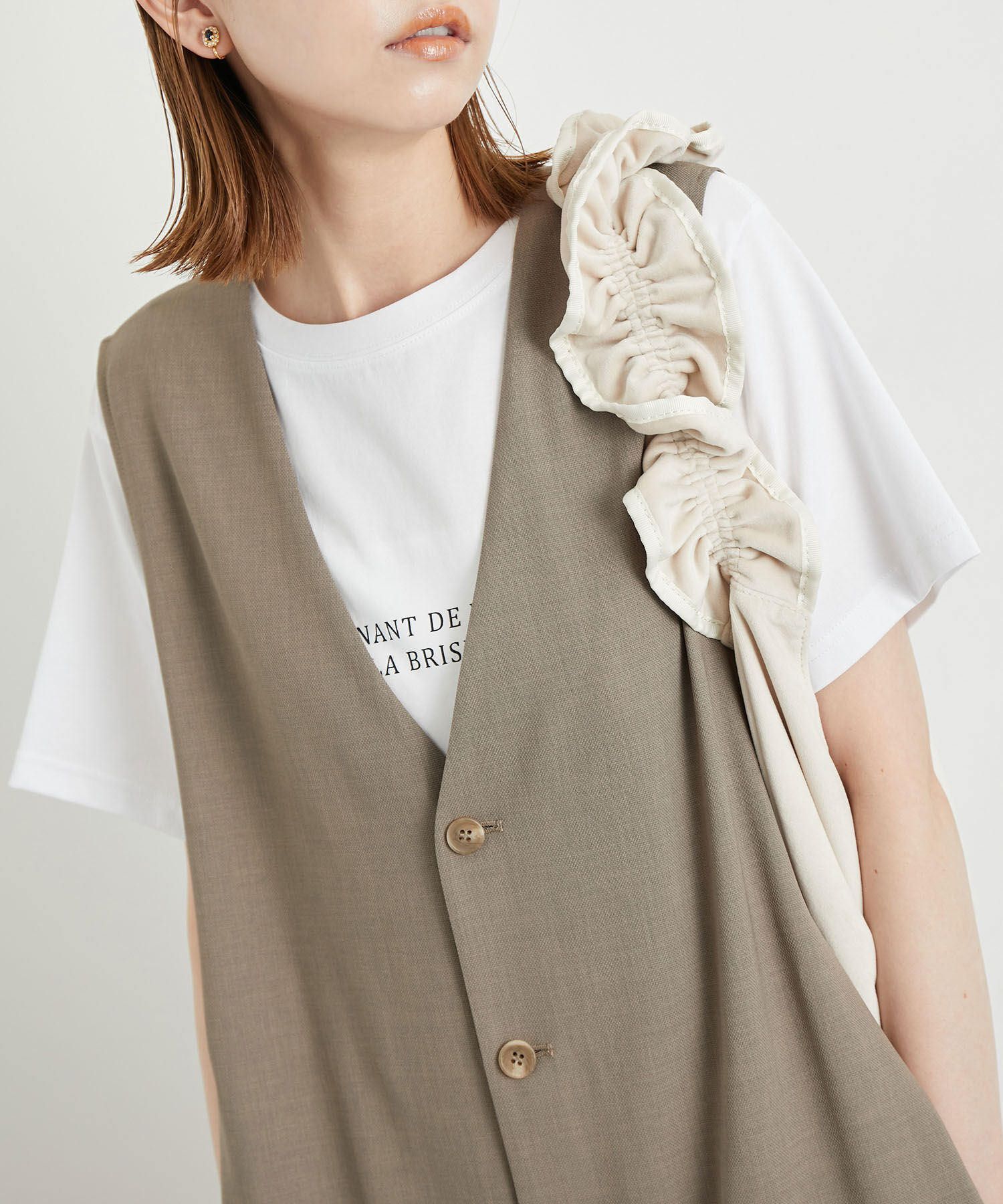 Rope&rsquo;Picnic「RENU/ロゴTシャツ」|Tシャツ・カットソー|ホワイト(10)