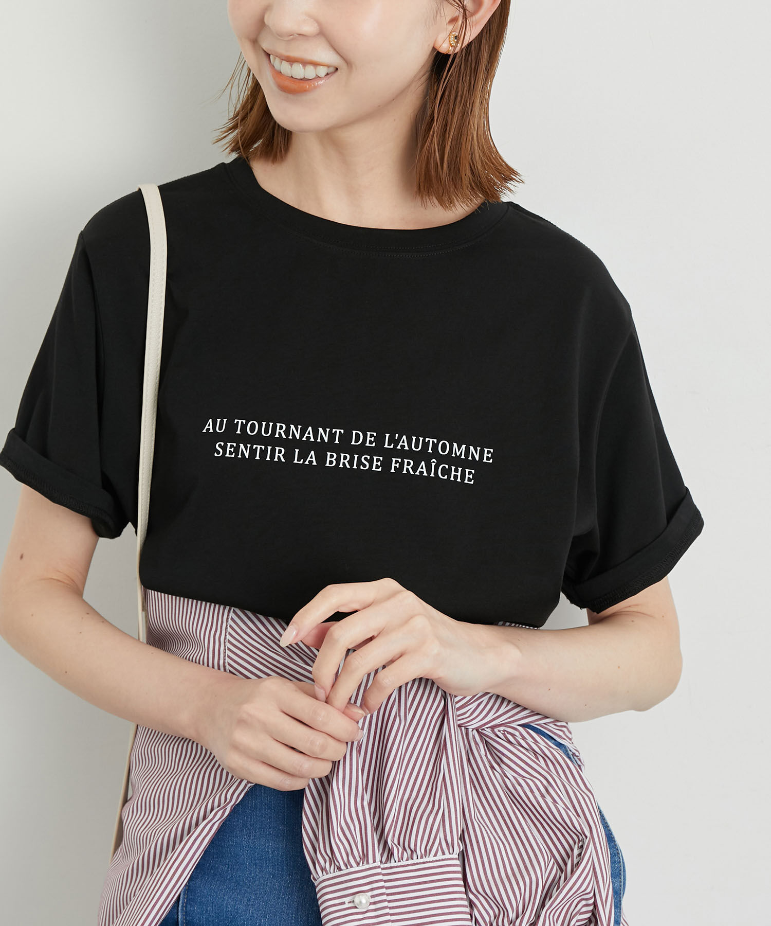 Rope&rsquo;Picnic「RENU/ロゴTシャツ」|Tシャツ・カットソー|