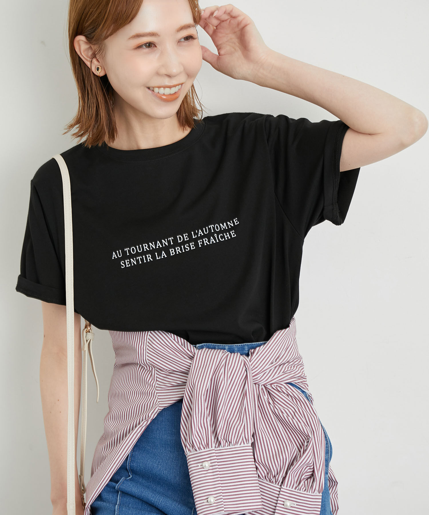 Rope&rsquo;Picnic「RENU/ロゴTシャツ」|Tシャツ・カットソー|