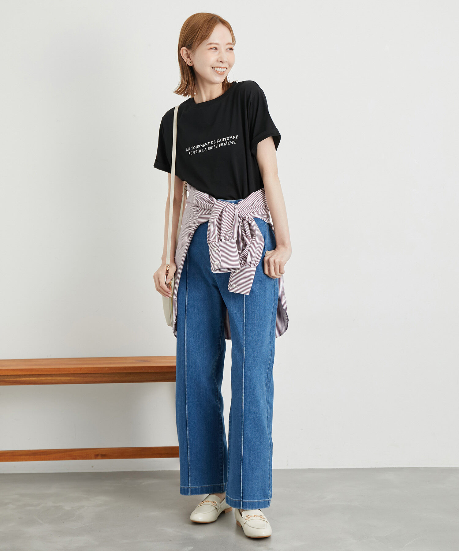 Rope&rsquo;Picnic「RENU/ロゴTシャツ」|Tシャツ・カットソー|