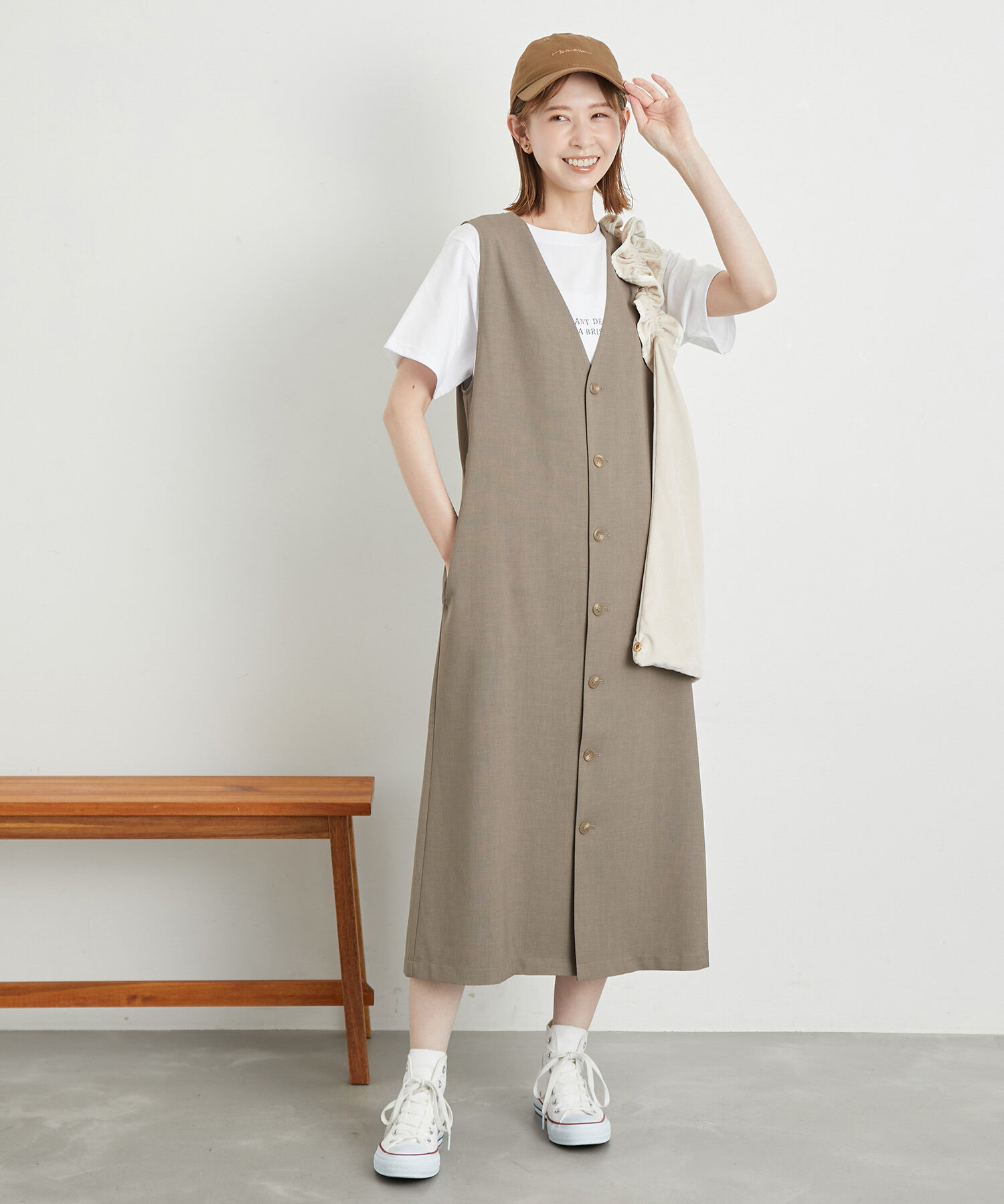 Rope&rsquo;Picnic「RENU/ロゴTシャツ」|Tシャツ・カットソー|