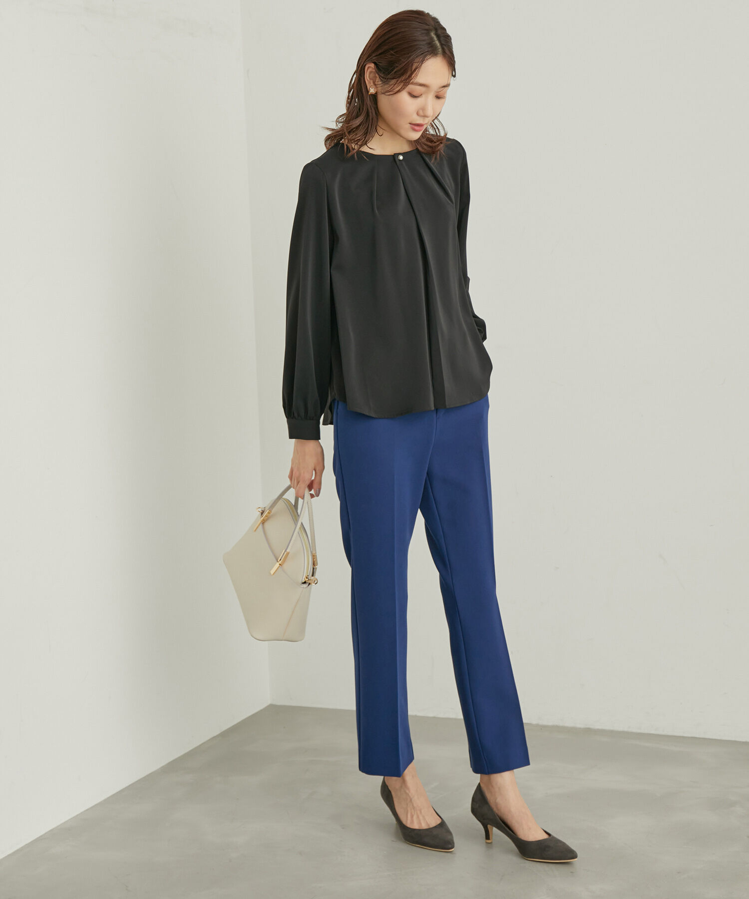 Rope&rsquo;Picnic「ENERGYシリーズ/フロントパールブラウス」|シャツ・ブラウス|