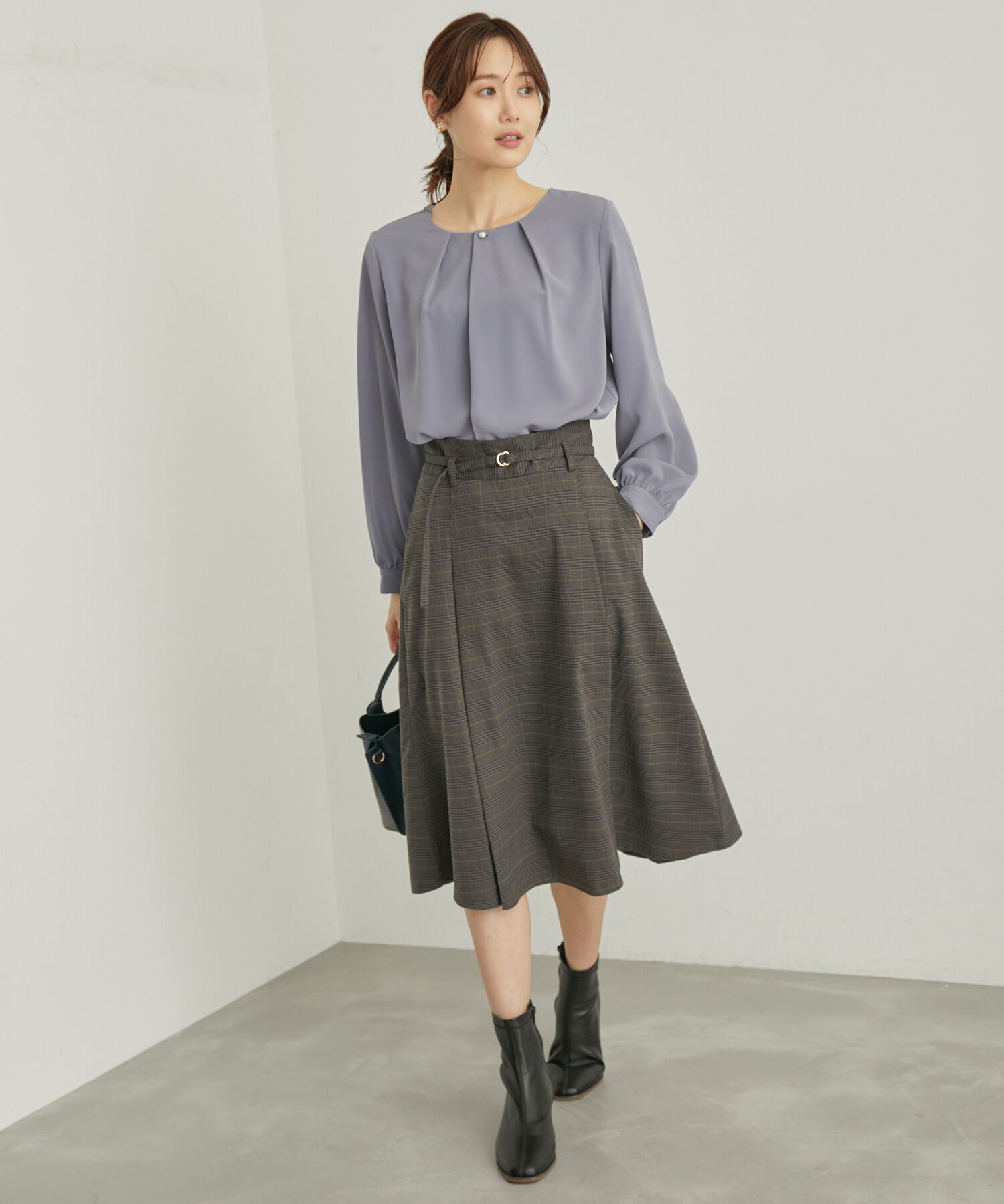 Rope&rsquo;Picnic「ENERGYシリーズ/フロントパールブラウス」|シャツ・ブラウス|