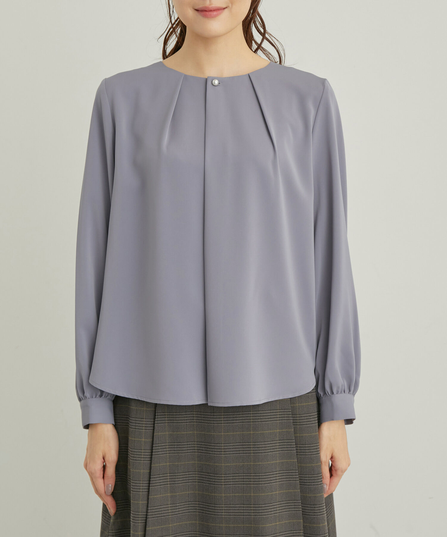 Rope&rsquo;Picnic「ENERGYシリーズ/フロントパールブラウス」|シャツ・ブラウス|