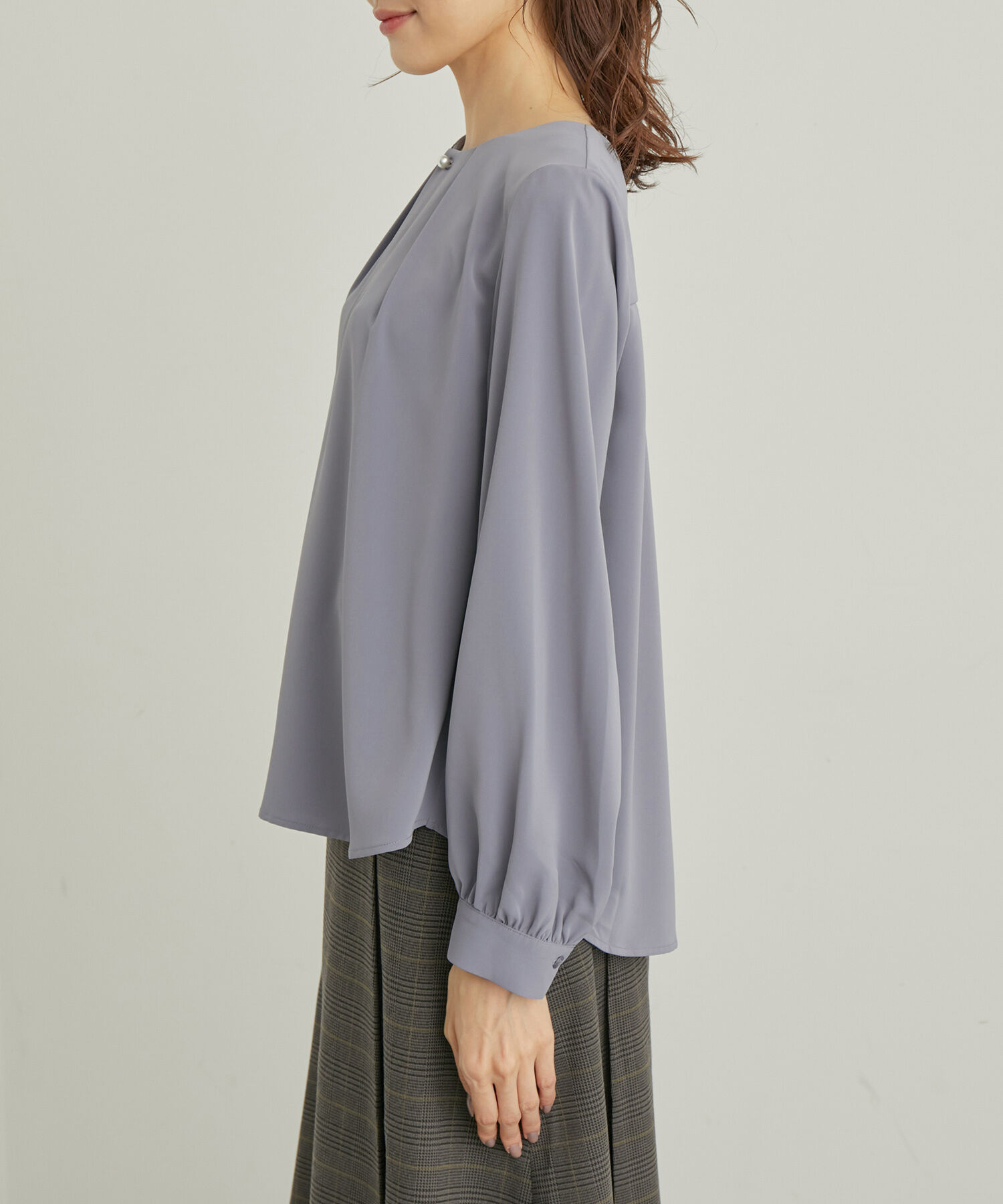 Rope&rsquo;Picnic「ENERGYシリーズ/フロントパールブラウス」|シャツ・ブラウス|