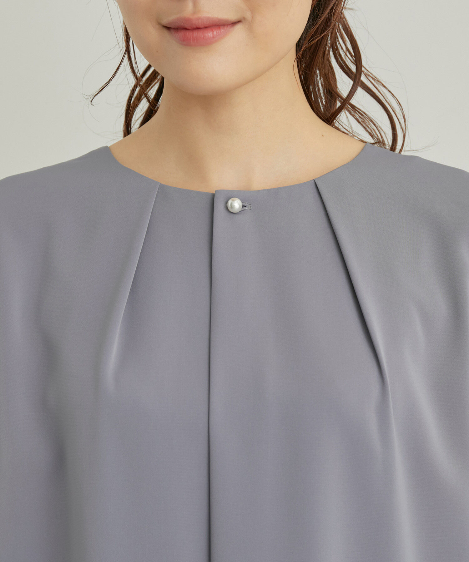 Rope&rsquo;Picnic「ENERGYシリーズ/フロントパールブラウス」|シャツ・ブラウス|