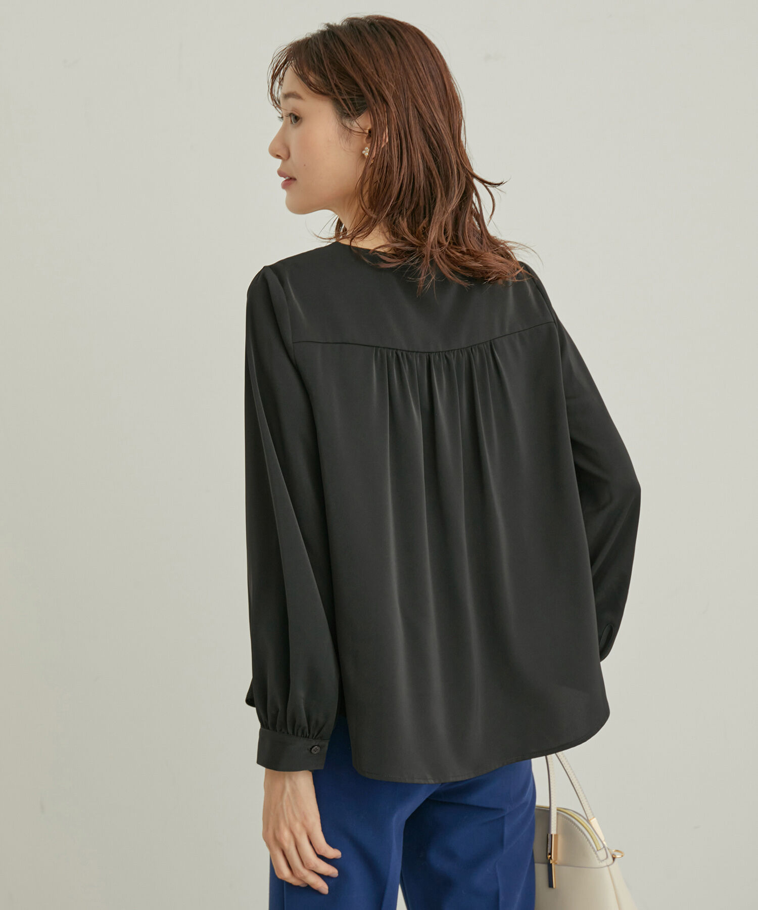 Rope&rsquo;Picnic「ENERGYシリーズ/フロントパールブラウス」|シャツ・ブラウス|