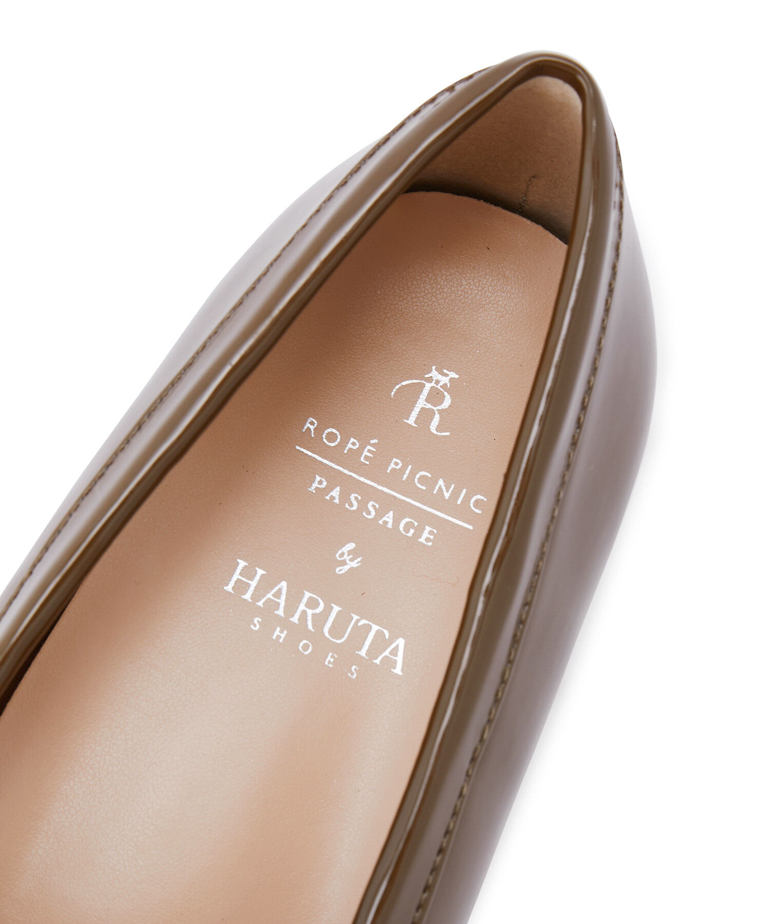 ROPE PICNIC PASSAGE「ROPE' PICNIC PASSAGE byHARUTA/エナメルビット付フラットローファー」|ローファー|