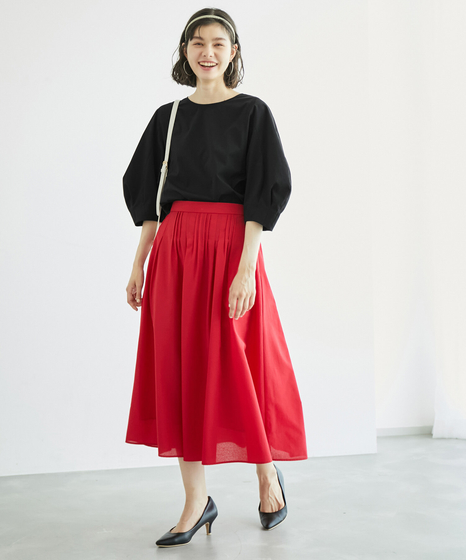 Rope&rsquo;Picnic「3D袖コンシャスブラウス」|シャツ・ブラウス|