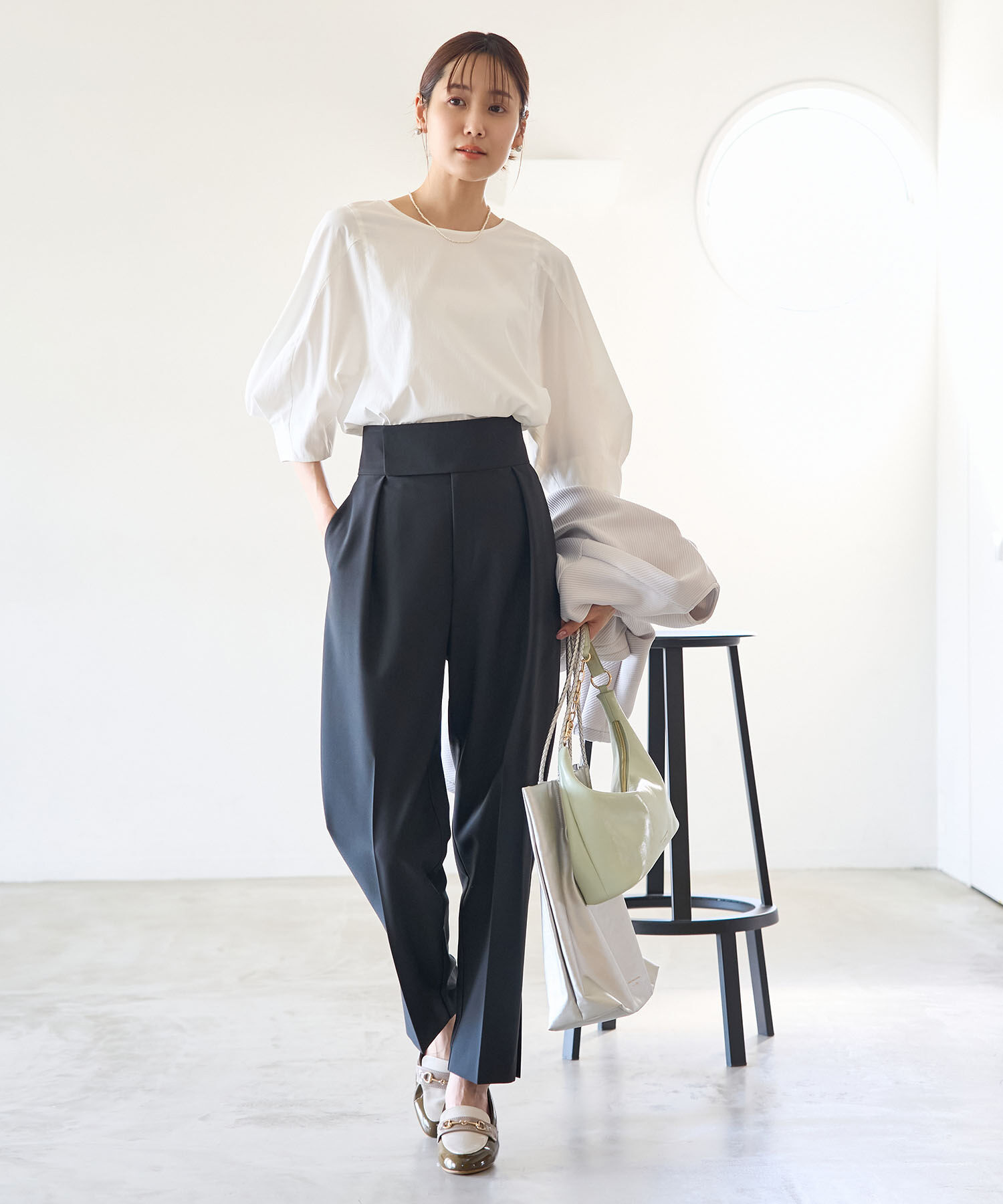 Rope&rsquo;Picnic「3D袖コンシャスブラウス」|シャツ・ブラウス|