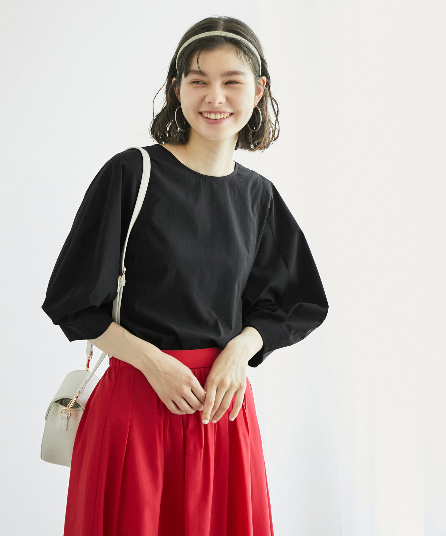 Rope&rsquo;Picnic「3D袖コンシャスブラウス」|シャツ・ブラウス|