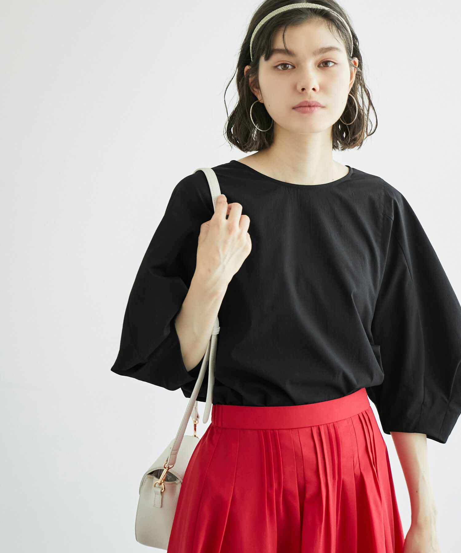 Rope&rsquo;Picnic「3D袖コンシャスブラウス」|シャツ・ブラウス|