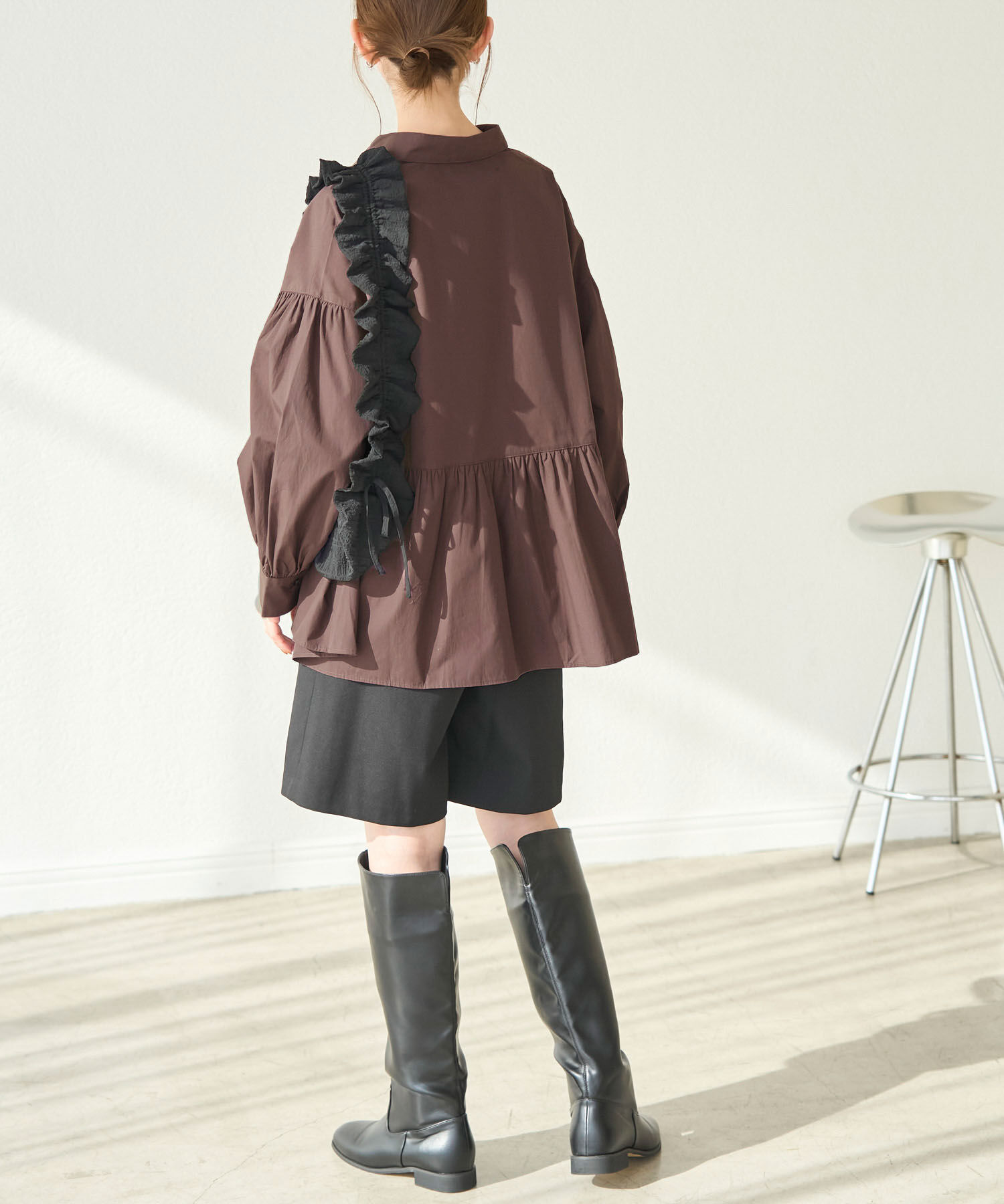 Rope&rsquo;Picnic「【新色追加】ペプラムシャツ/UVケア」|シャツ・ブラウス|