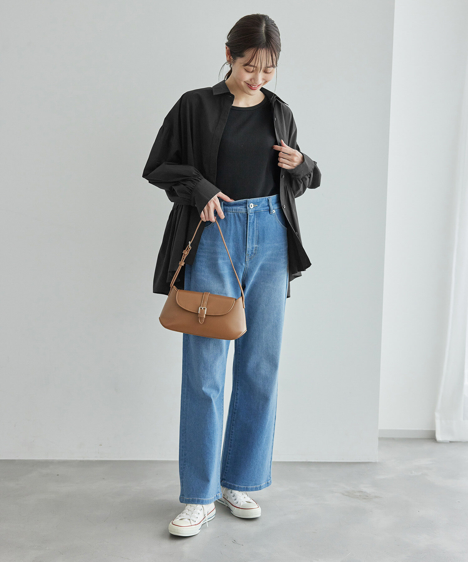 Rope&rsquo;Picnic「【新色追加】ペプラムシャツ/UVケア」|シャツ・ブラウス|