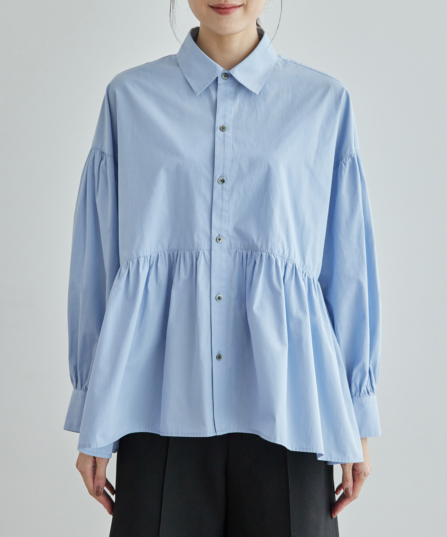 Rope&rsquo;Picnic「【新色追加】ペプラムシャツ/UVケア」|シャツ・ブラウス|