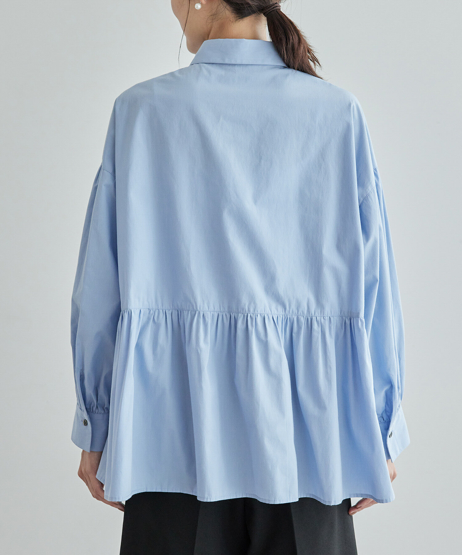 Rope&rsquo;Picnic「【新色追加】ペプラムシャツ/UVケア」|シャツ・ブラウス|