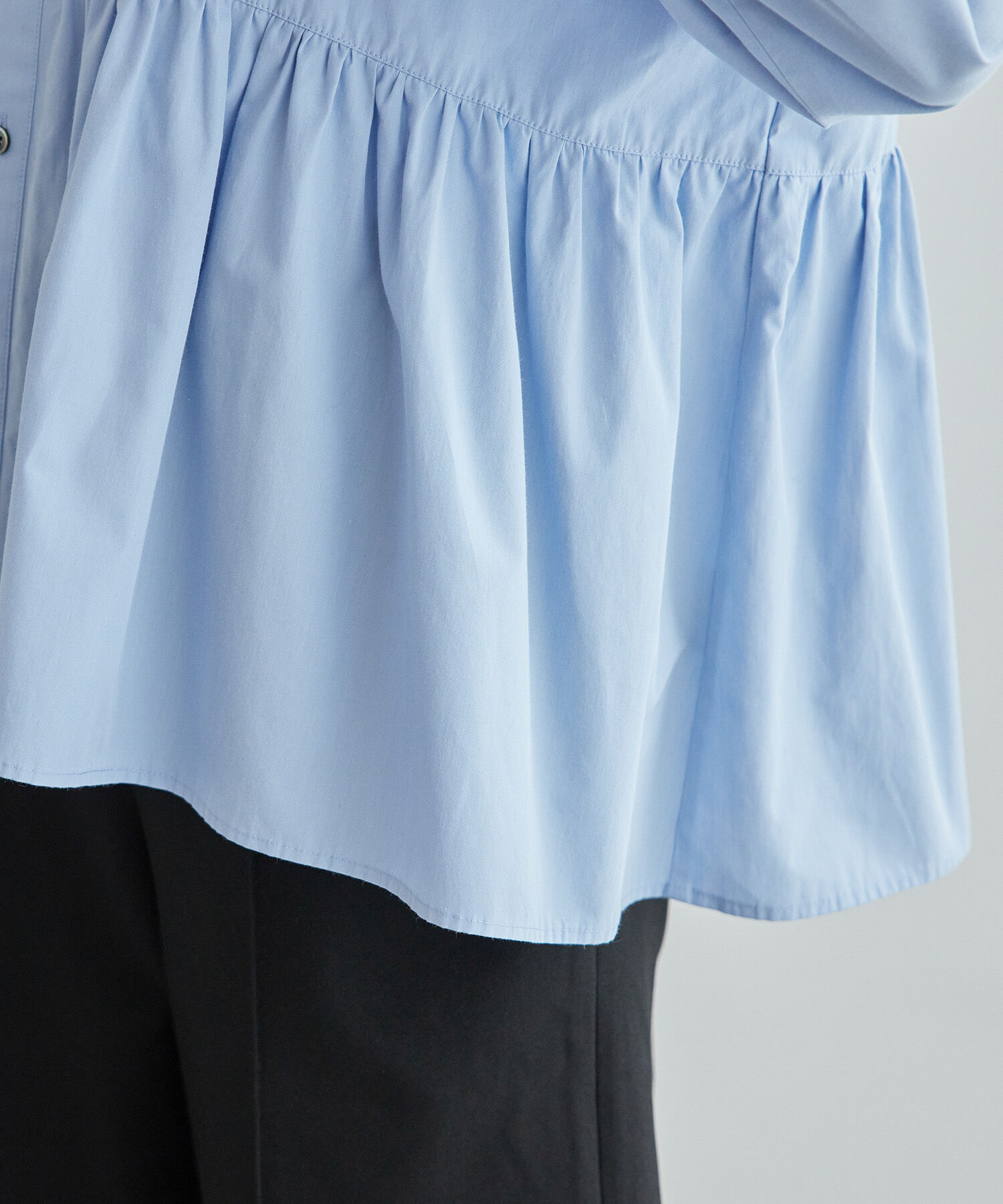 Rope&rsquo;Picnic「【新色追加】ペプラムシャツ/UVケア」|シャツ・ブラウス|