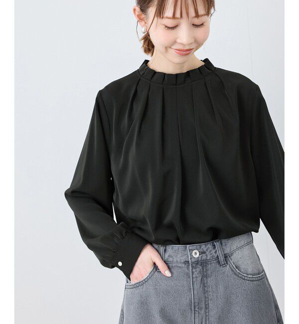 Rope&rsquo;Picnic「【2サイズ展開】多機能タックブラウス」|シャツ・ブラウス|