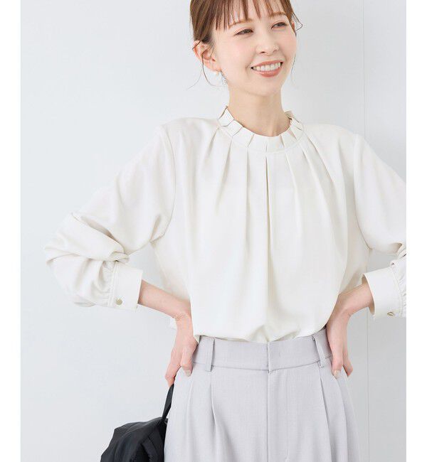 Rope&rsquo;Picnic「【2サイズ展開】多機能タックブラウス」|シャツ・ブラウス|