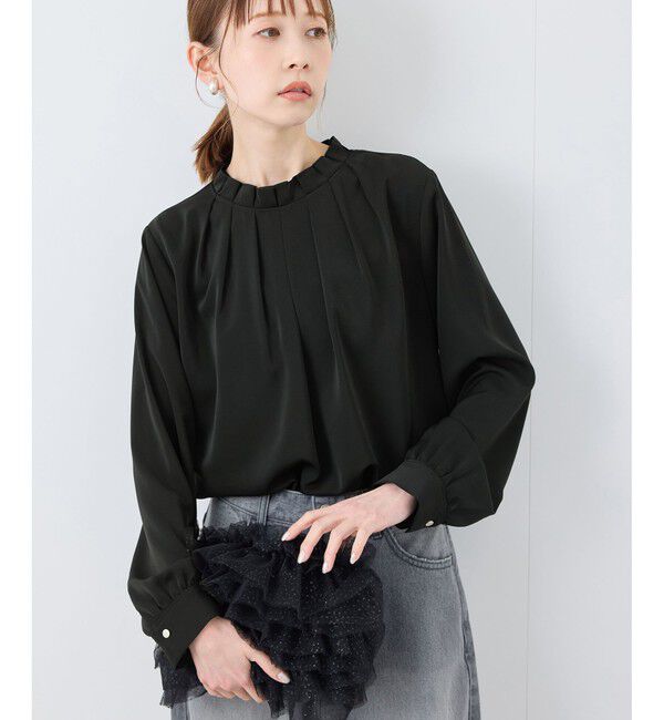 Rope&rsquo;Picnic「【2サイズ展開】多機能タックブラウス」|シャツ・ブラウス|