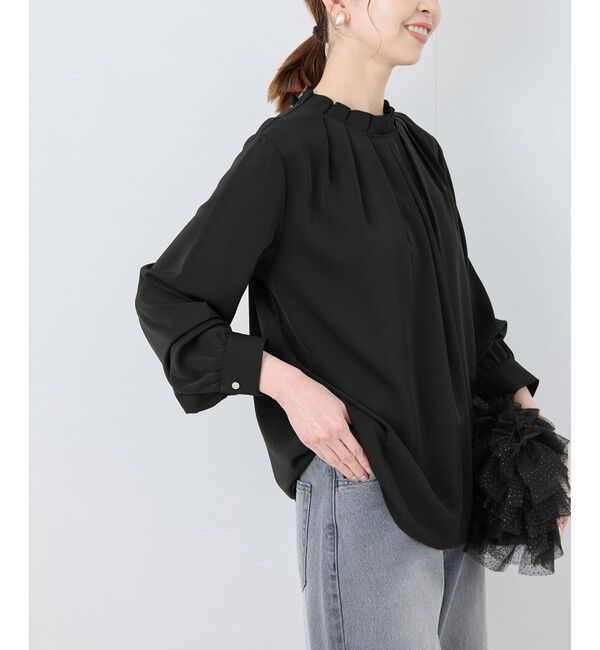 Rope&rsquo;Picnic「【2サイズ展開】多機能タックブラウス」|シャツ・ブラウス|