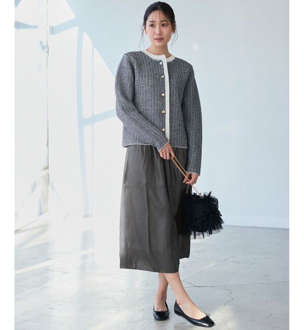 Rope&rsquo;Picnic「切り替えギャザーフレアスカート」|スカート|