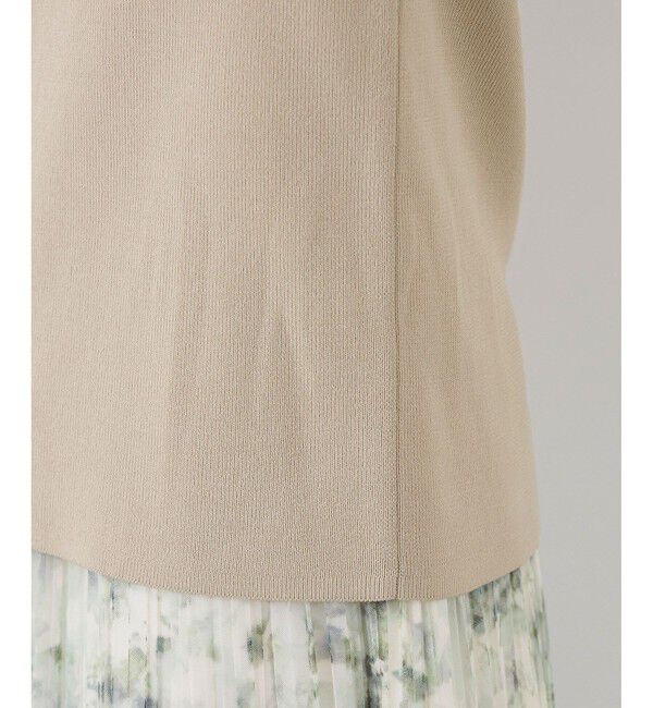 Rope&rsquo;Picnic「【イージーケア・UVカット・接触冷感・洗濯機OK】ハーフスリーブニットプルオーバー」|ニット・セーター|