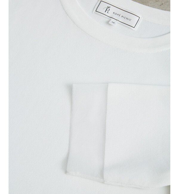 Rope&rsquo;Picnic「【イージーケア・UVカット・接触冷感・洗濯機OK】ハーフスリーブニットプルオーバー」|ニット・セーター|