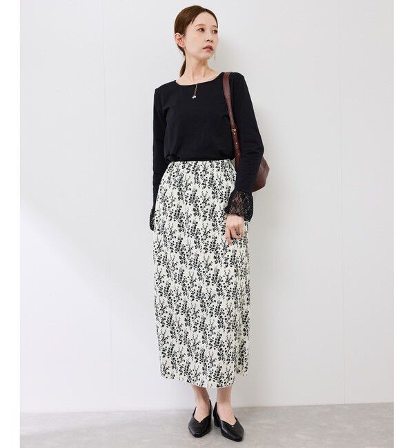 Rope&rsquo;Picnic「フラワープリントスカート/リンクコーデ」|スカート|