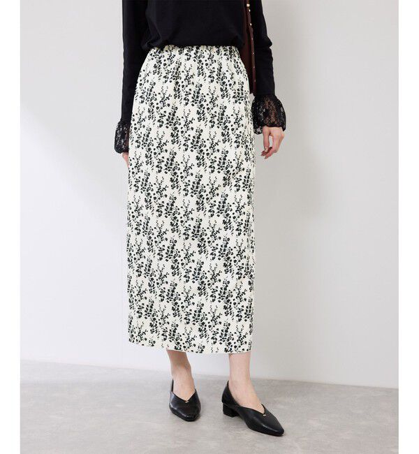 Rope&rsquo;Picnic「フラワープリントスカート/リンクコーデ」|スカート|