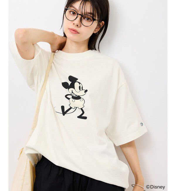 Rope&rsquo;Picnic「【DISCUS ATHLETIC/ディスカスアスレチック】DISCUS&times;Disney Tシャツ」|Tシャツ・カットソー|ホワイト(10)